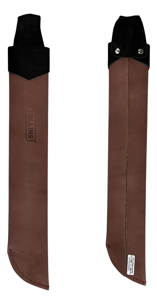 Bainha Facão Mato 16 Polegadas Collins Excelente Resistente. Cor Marrom-escuro