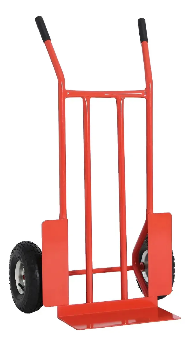 Carrinho Para Carga 300kg Metálico Pneu Câmara Worker