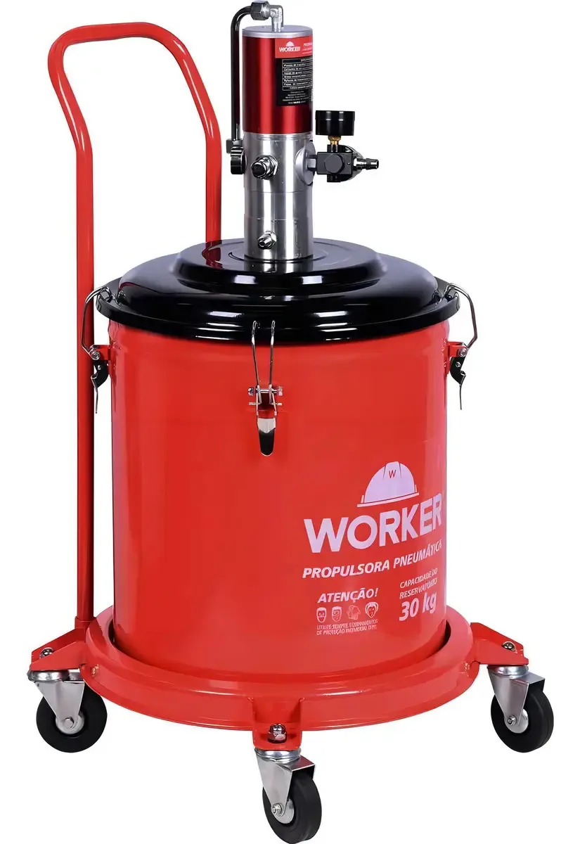 Propulsora Pneumática Com Carrinho 30kg Worker