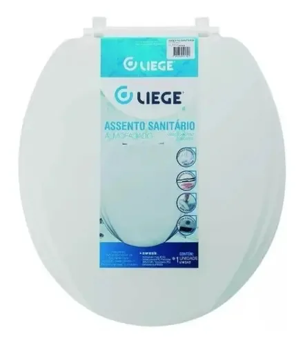Assento Sanitário Almofadado Branco 981508 Liege