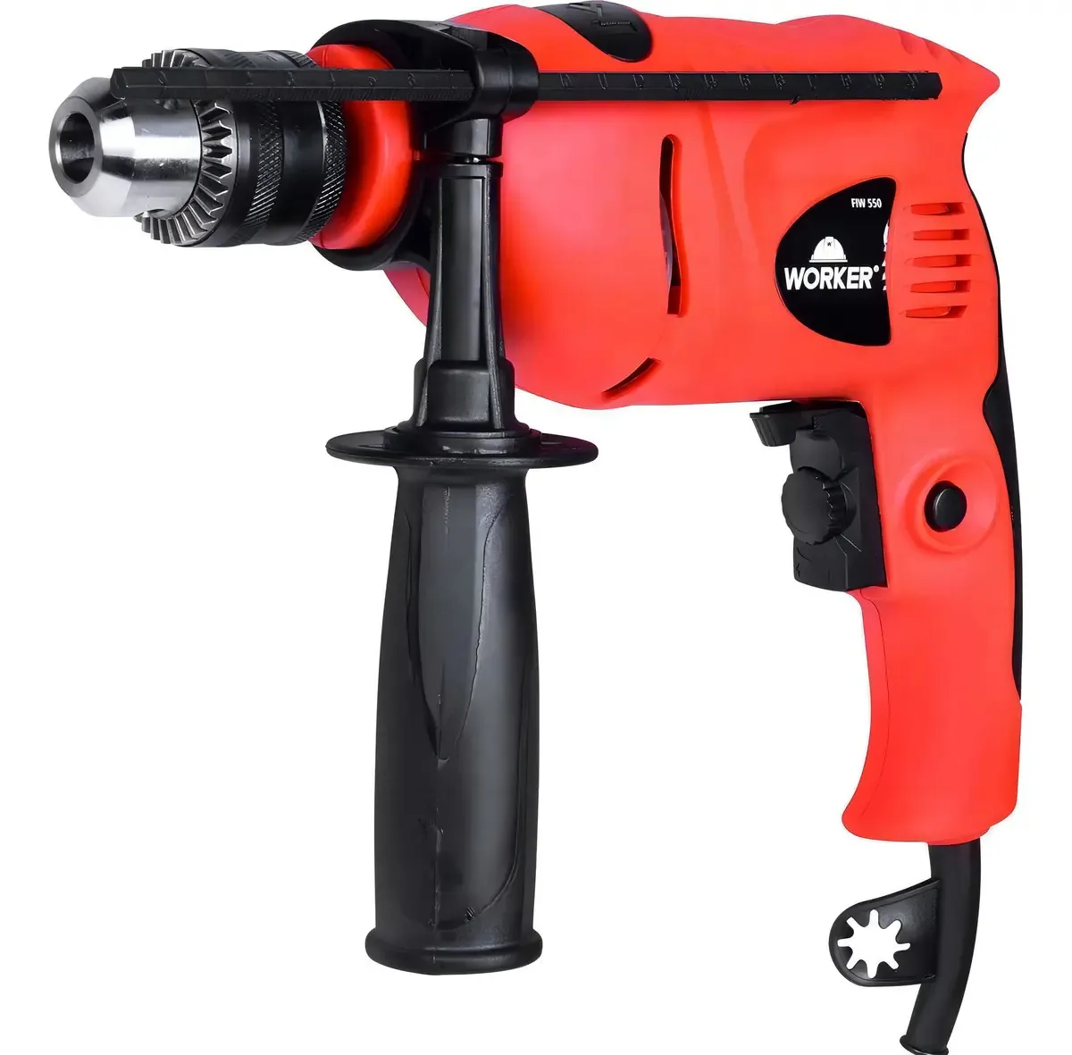 Furadeira Elétrica Worker 550W Impacto 13mm Parafusadeira