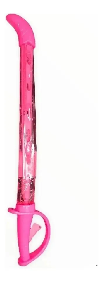 Bastão Lança Bolhas De Sabão Infantil Espada Colorida Neon Cor Rosa