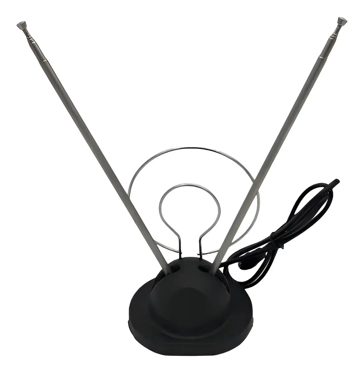 Antena Simples Interna Para Tv Uhf Vhf Digitais E Analogicos