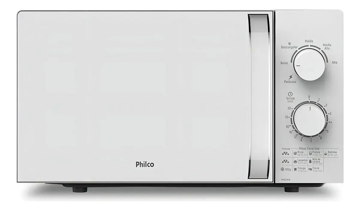 Micro-ondas Philco PMO23MB branco 20L