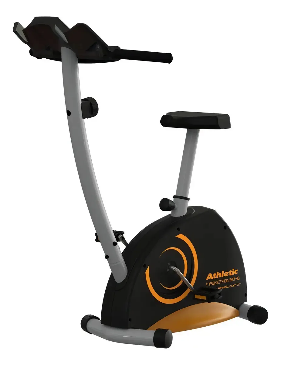 Bicicleta Ergométrica Athletic Magnetron 3040bv Cinza