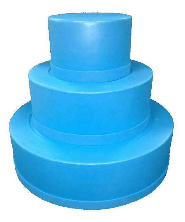 Bolo Fake Azul Franca