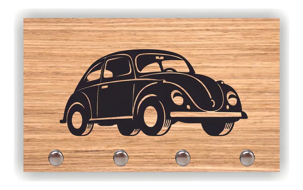 Porta Chaves Em Mdf Fusca