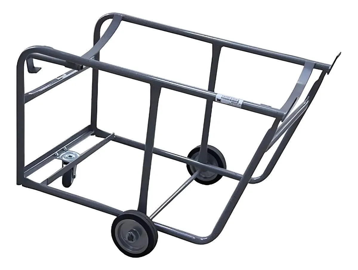 Carrinho Plataforma 4 Rodas Para Tambor 300kg WM-WMTEMR Aço