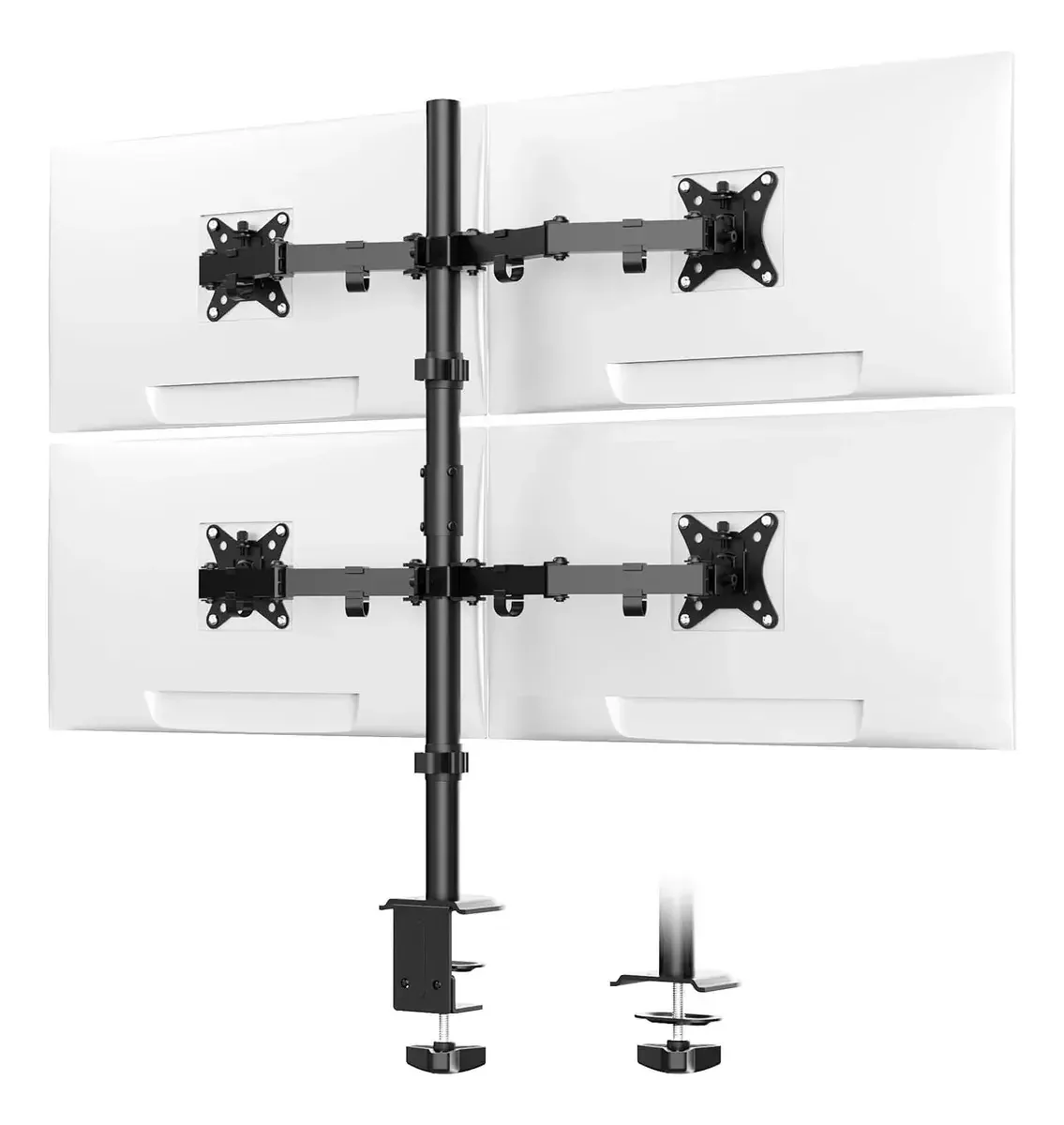 Suporte Qatar Soporte Monitor Sargento de mesa para TV/Monitor de 13" até 27" preto