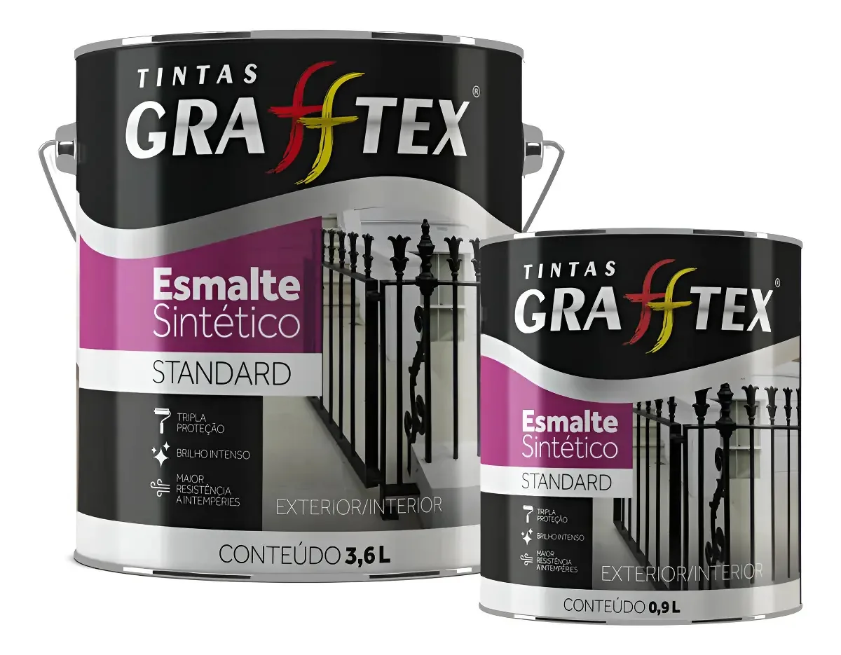 Esmalte Grafftex Tabaco 3.6L Brilhante para Madeira e Ferro