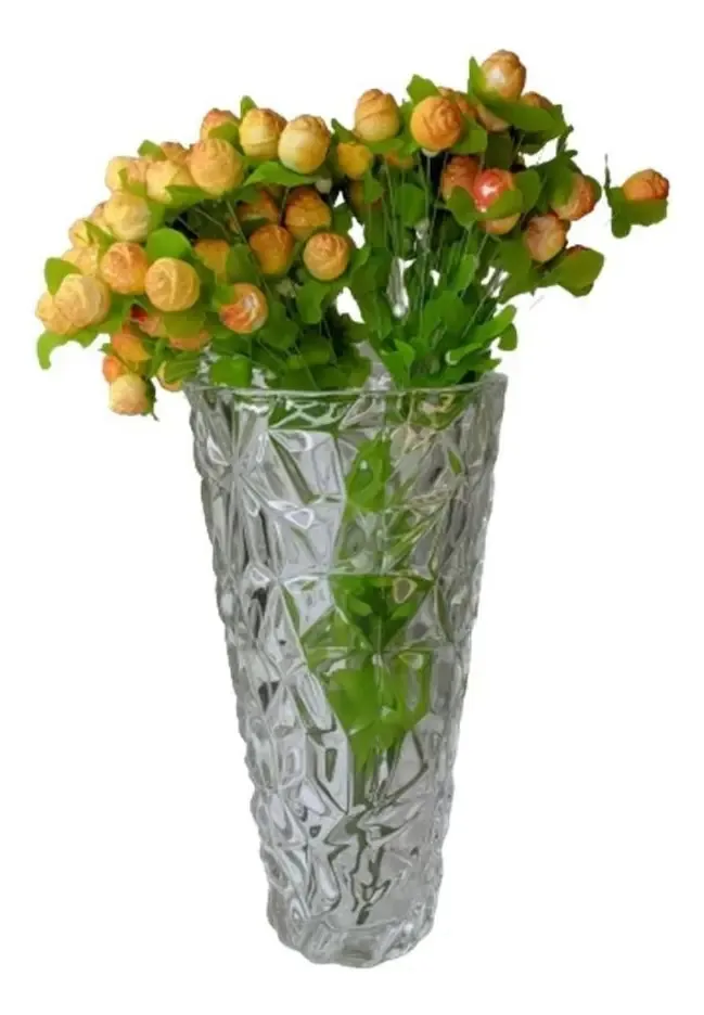 Vaso De Vidro Cristal Para Plantas E Arranjos