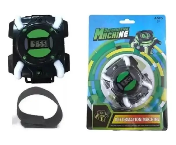Relógio Ben 10 Omnitrix Machine Luz Som Digital Infantil