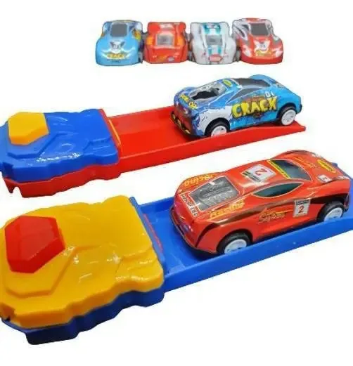Carrinhos De Brinquedo + Empurra Carrinho Die Cast