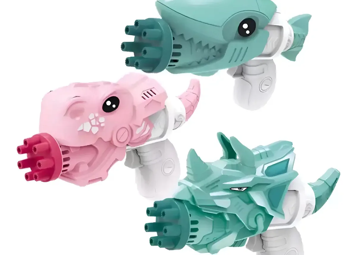 Brinquedo Lança Bolhas Golfinho Dinossauro Bolhudo Modelos