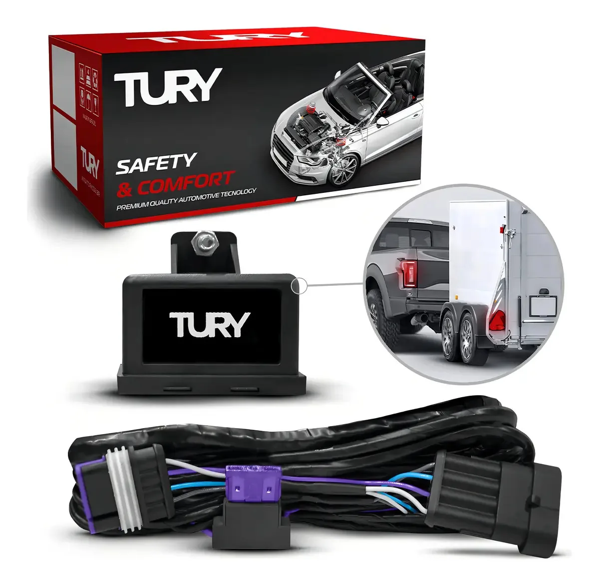 Módulo De Iluminação De Carretas Engate Tury Connect 1 C