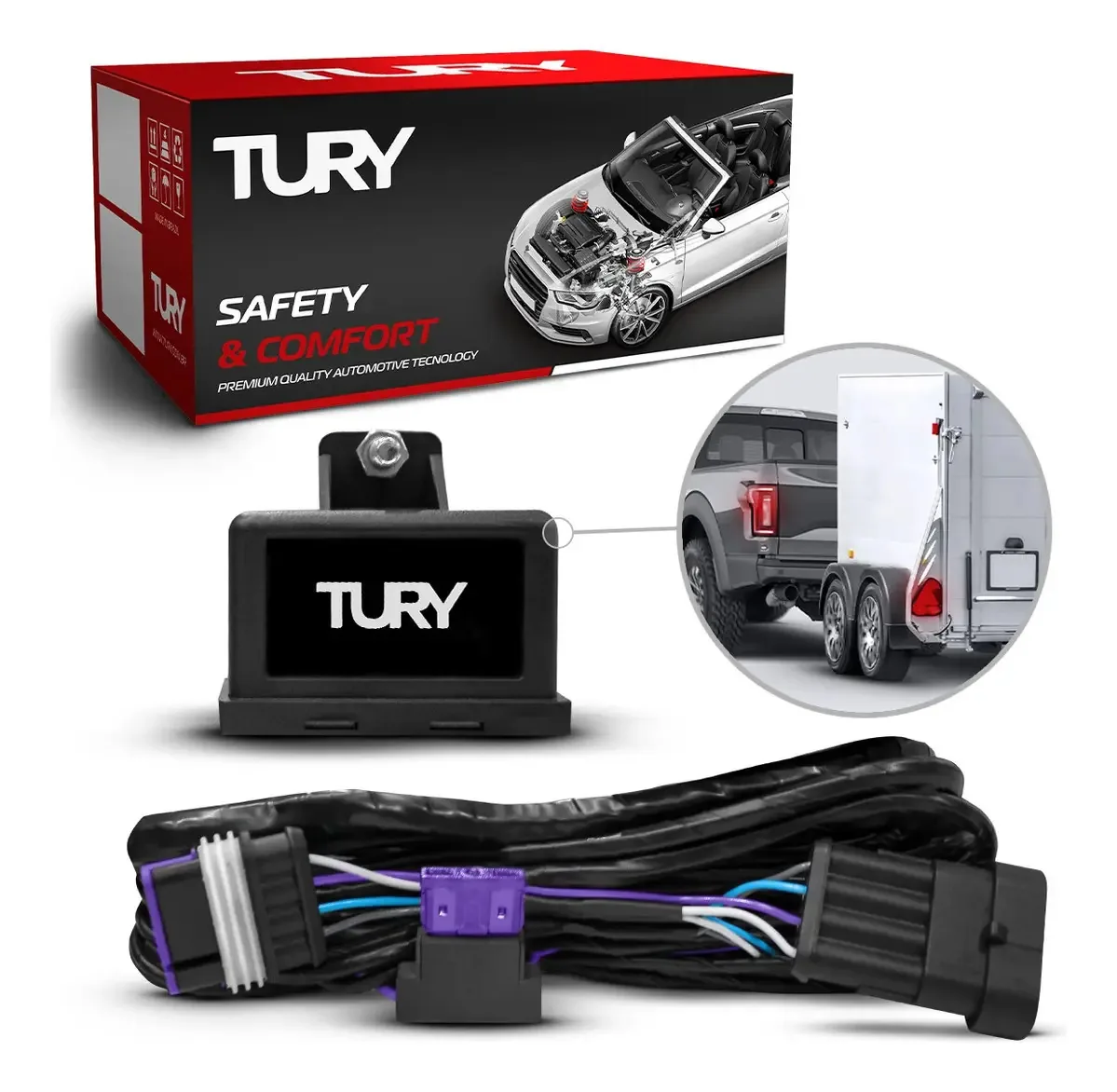 Módulo De Iluminação De Carretas Engate Tury Connect 1 Ca