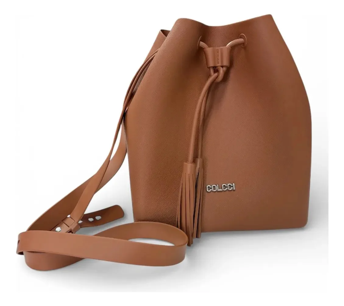 Bolsa Saco De Balde Colcci Bolsa Saco Colcci - Marrom-claro