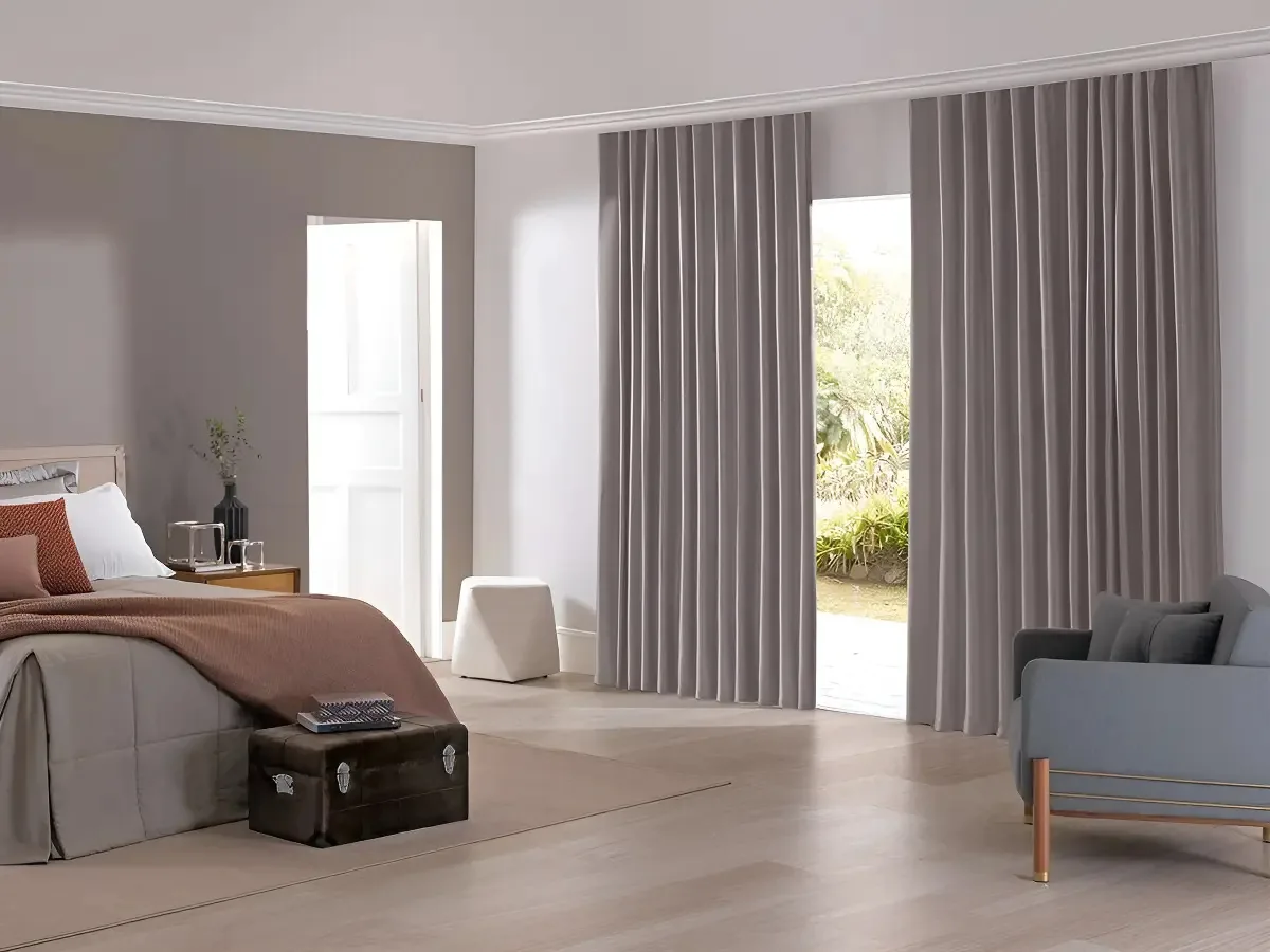 Cortina Blackout Bella Janela Blend/Latte de 5,40x2,80m
