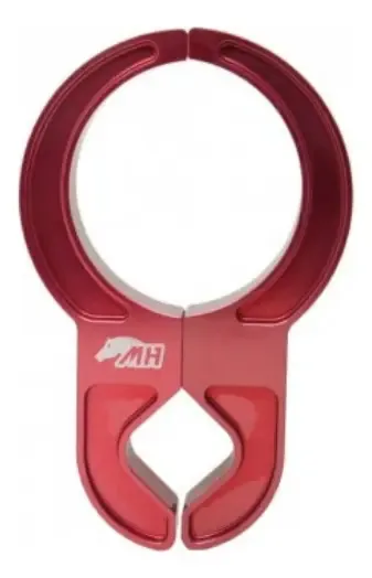 Suporte Garrafa Cilindro Co2 73-81mm Vermelho