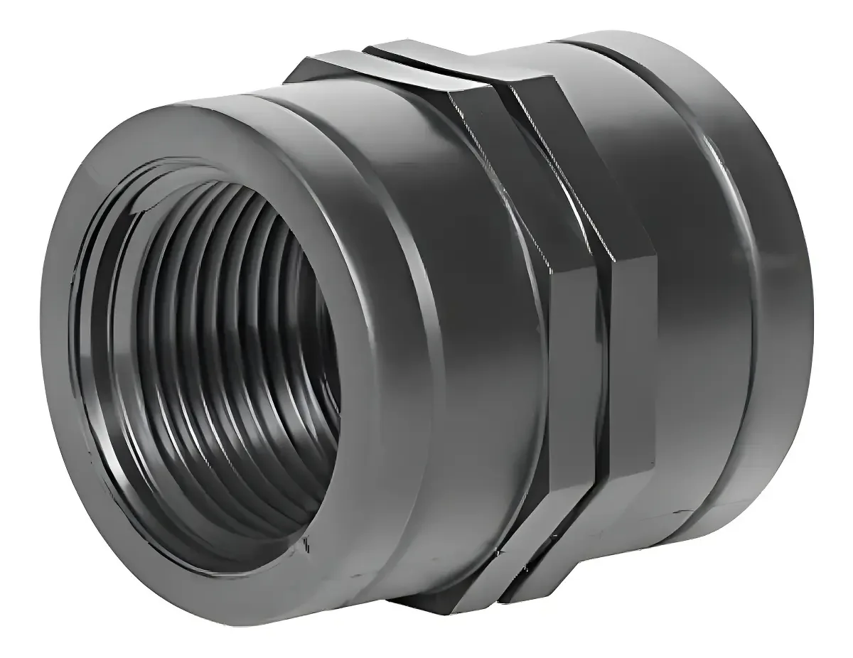 Luva Hidráulica Irritec 3 Polegadas Rosca PVC Para Encanamento 4 Unid
