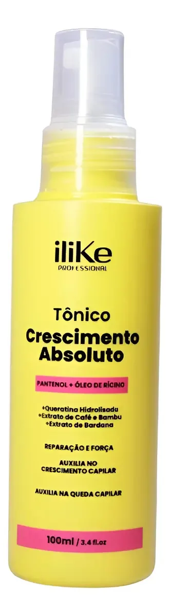 Ilike Tônico Crescimento Absoluto - 100ml