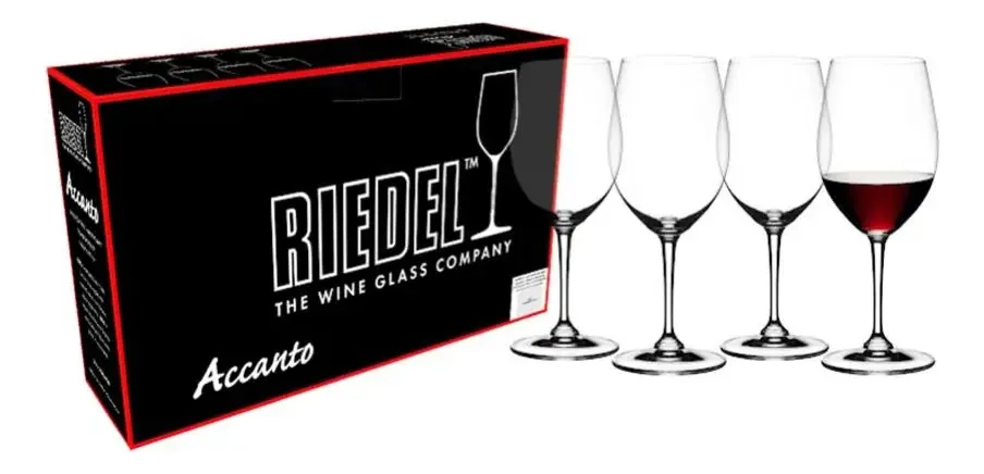 Kit 4 Taças Accanto Riedel 560ml Cor Transparente