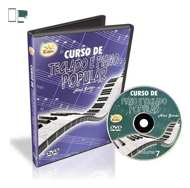 Curso De Teclado E Piano Dvd Volume 1 Alan Gomes Com