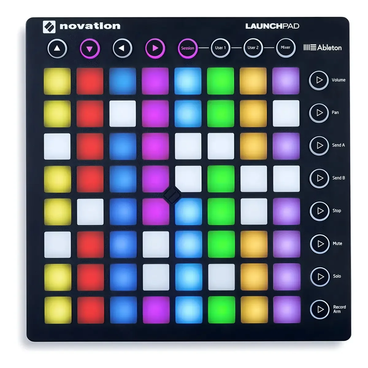 Controlador Usb Launchpad Mk2 Novation + Nota Fiscal Cor Preto N/a
