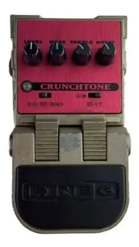 Pedal Line6 Overdrive Crunchtone Com Cor Vermelho