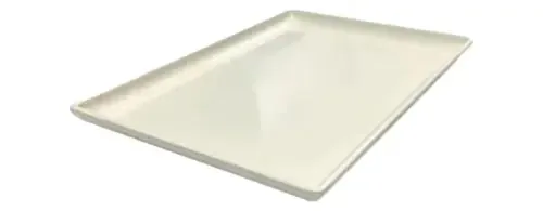 5 Pratos Melamina Finger Food Retangular 24,5cm