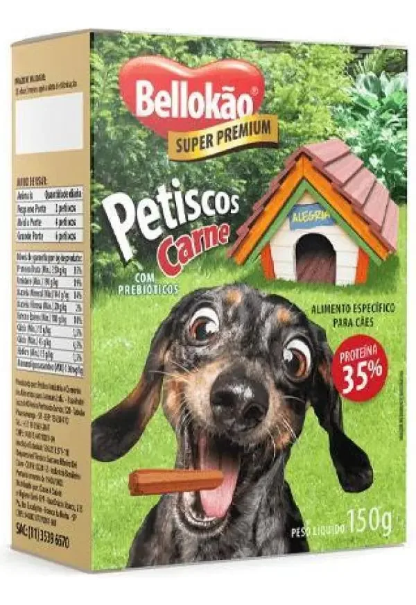 Bifinho De Carne Para Cães Bellokão - 150g