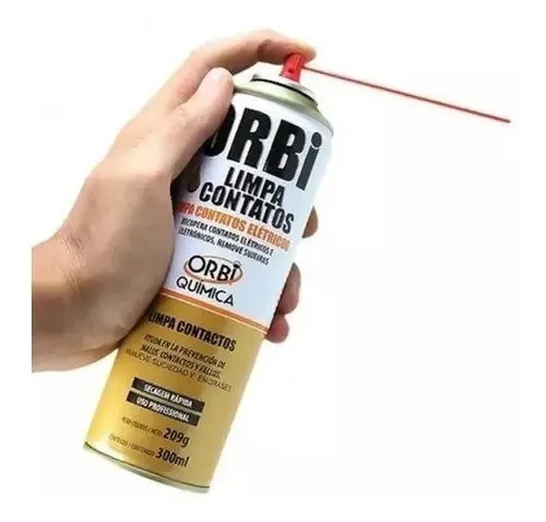 Kit 10 Spray Limpa Contatos Orbi Química 300ml