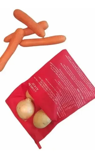 Saco Bolsa P/ Cozinhar Assar Batatas Legumes No Micro Ondas