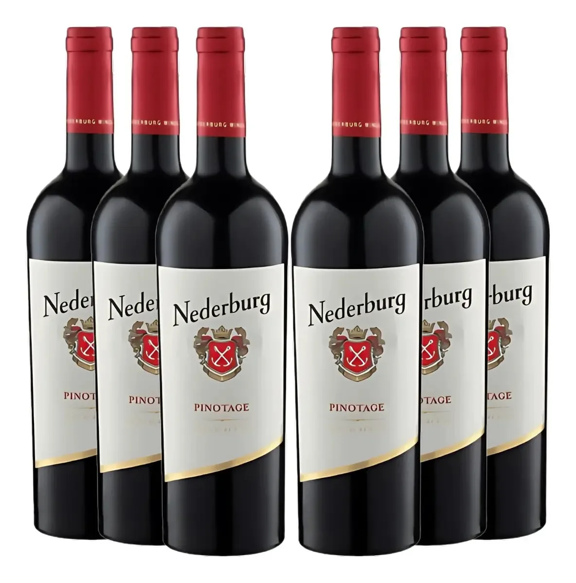 Kit 6 Vinhos Sul Africano Nederburg Tinto Pinotage 750ml
