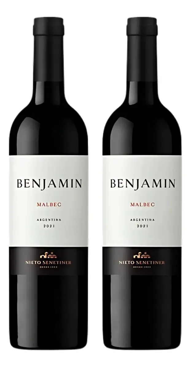 Kit 2 Vinhos Argentino Benjamin Tinto Malbec 750ml