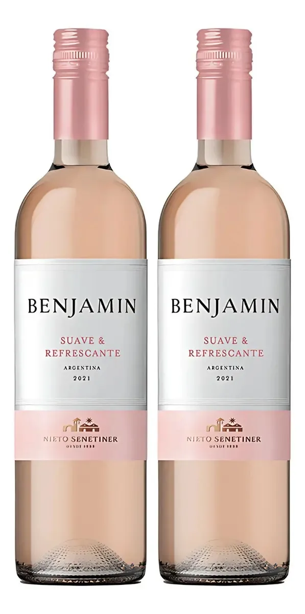 Kit 2 Vinhos Argentino Benjamin Blend Rosé 750ml