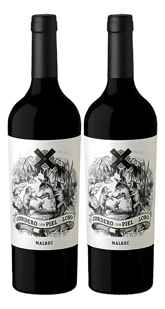 Kit 2 Vinhos Argentino Cordero Tinto Malbec 750ml