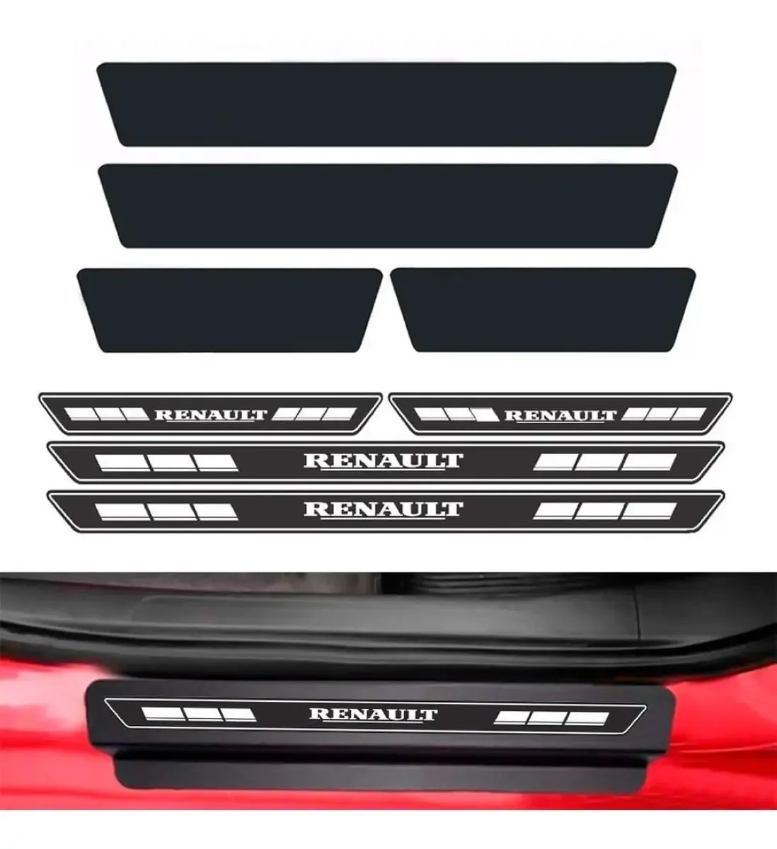 Soleira Resinada Adesiva Renault Universal Os Carros