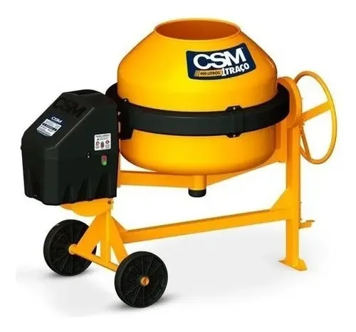 Betoneira 400 L Motor 2,0 Cv 4 Pólos Profissional Csm Super
