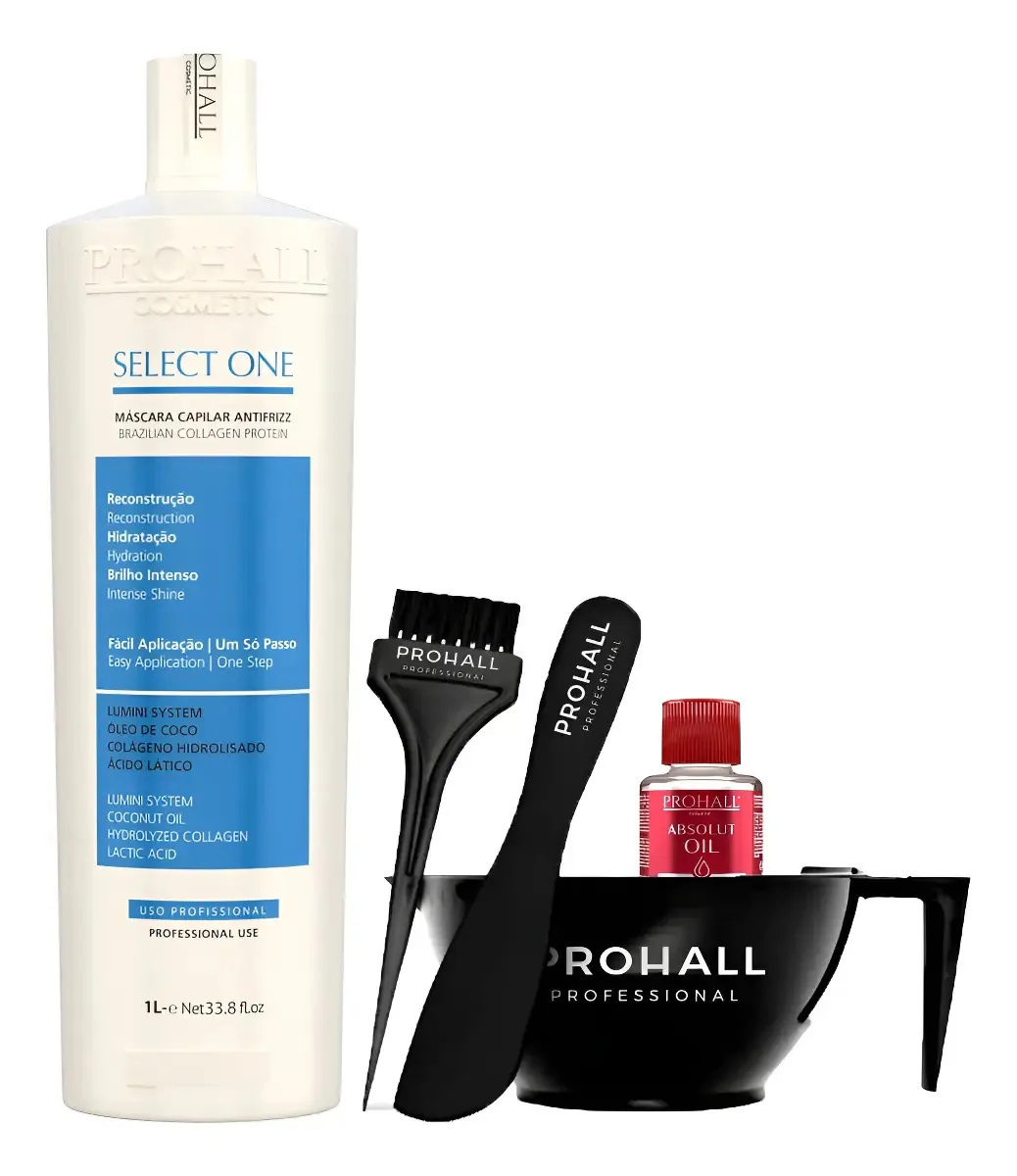 Orgânico Prohall Professional Select One alinhamento de 1L