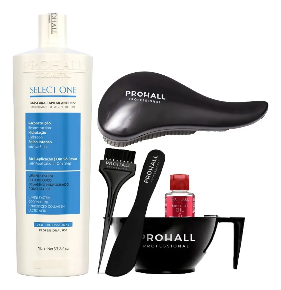 Prohall Select One Máscara Orgânica 1l Alinhamento +