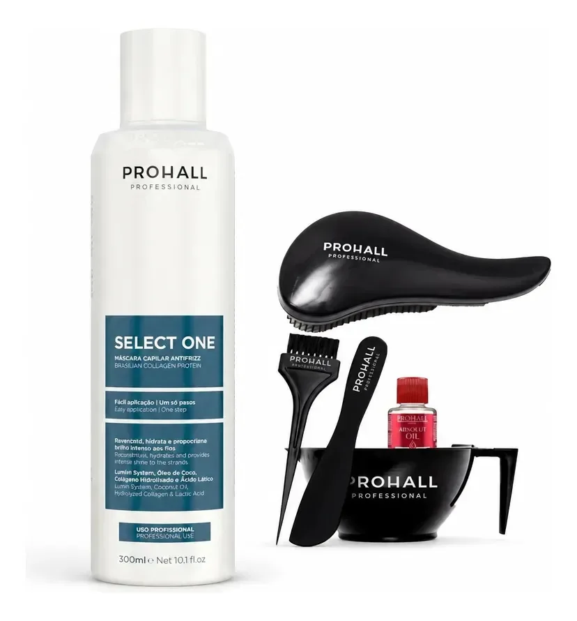 Orgânico Prohall Professional Select One alinhamento de 300mL 300g