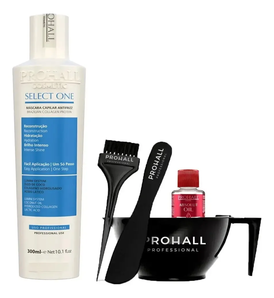 Orgânico Prohall Professional Select One alinhamento de 300mL 300g