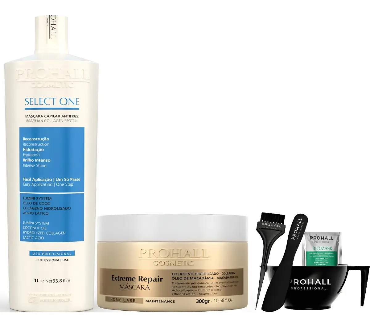 Kit Mascara De Nutrição Pós Química + Alinhamento Orgânico