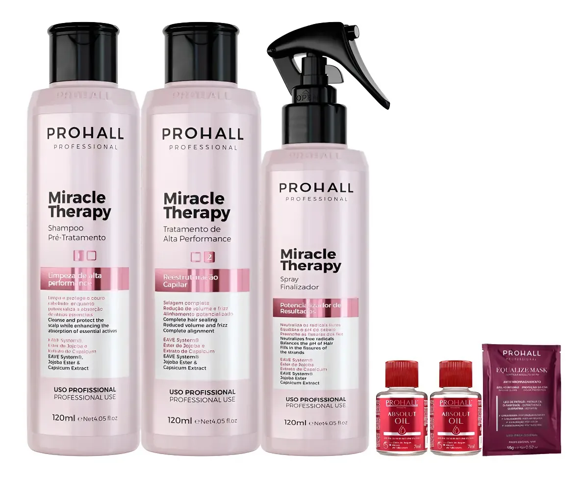 Kit Tratamento Capilar Profissional Antifrizz