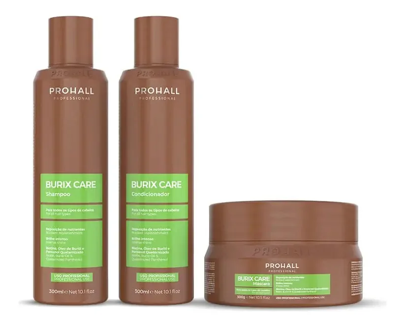 Kit Burix Viagem Completo Com Antifrizz E Nutrição