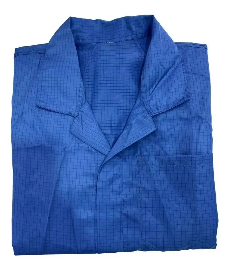 Jaleco Anti-estático Azul Escuro Tamanho Xg