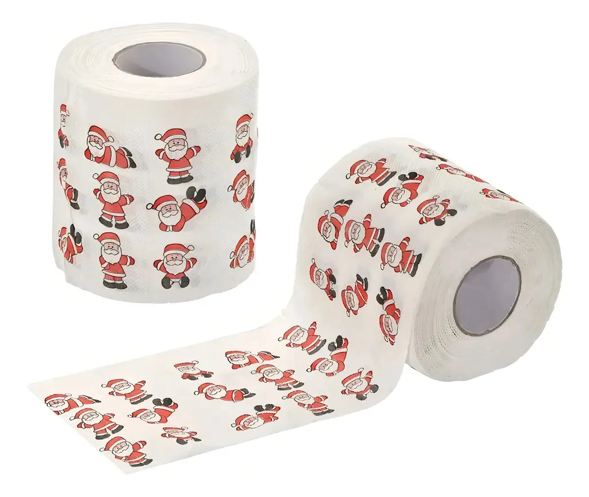 Papel Higiênico Natal Papai Noel Decoração Banheiro Lavabo