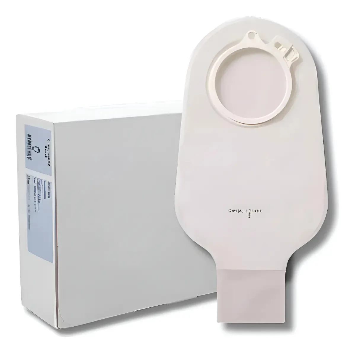 10 Un Bolsa De Colostomia Drenável Alterna 2 50mm Max Branco