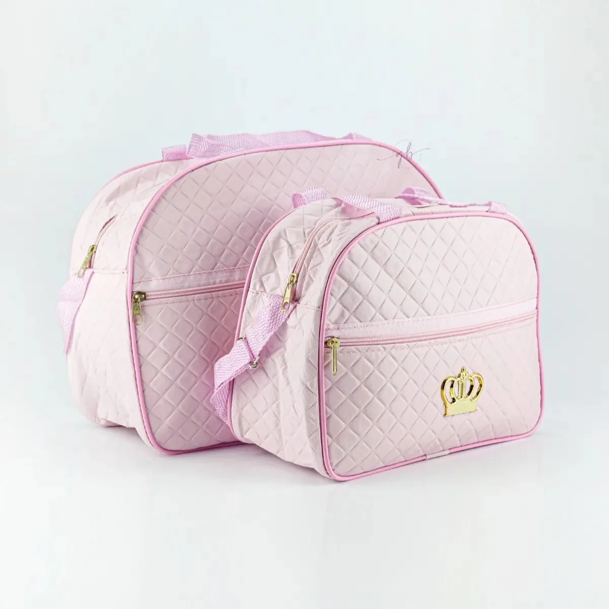 Bolsa Maternidade Rosa Bebê Gazzone's Beauty 45x32x12cm